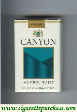 Canyon Menthol Filter cigarettes